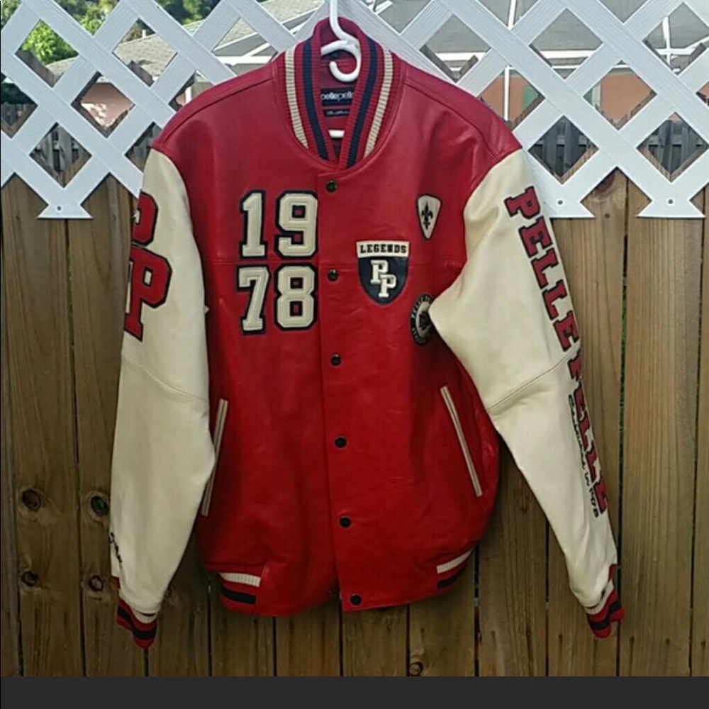 Men Pelle Pelle leather coat